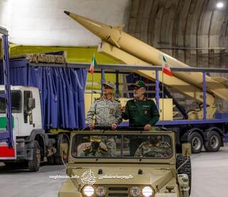  עיר הטילים התת קרקעית שחשף חיל האוויר והחלל של משמרות המהפכה