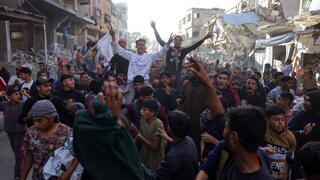 מחאה נגד חמאס בעזה