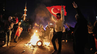 טורקיה הפגנות נגד הנשיא רג'פ טאיפ ארדואן בעקבות מעצר אכרם אימאמאולו