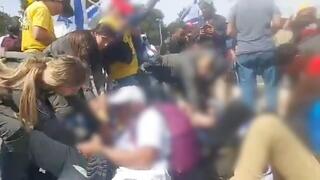 מפגין מבצע מעשה מגונה כלפי לוחמת מג"ב במהלך מחאה בירושלים