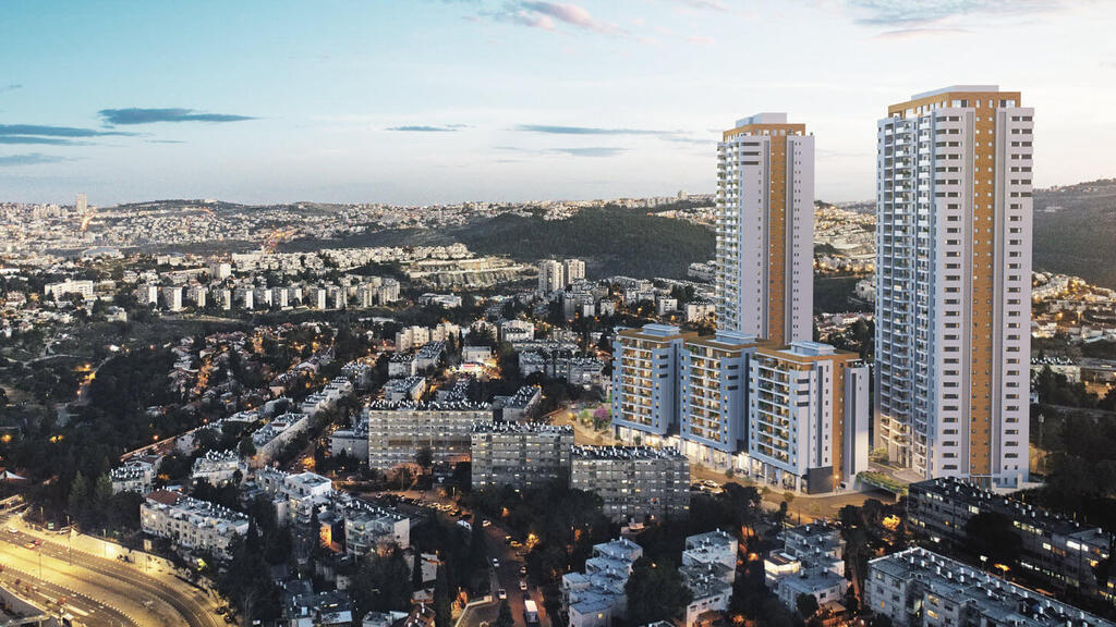הדמיית פרויקט קרסו בוטניק בירושלים