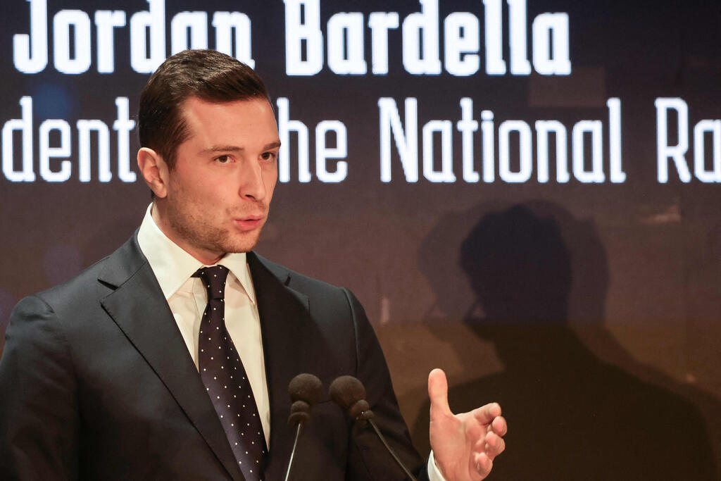 Jordan Bardella (Photo: Menahem KAHANA / AFP) ז'ורדן ברדלה