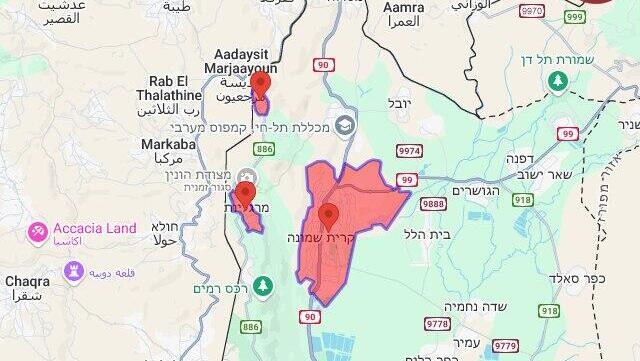 אזעקות בצפון