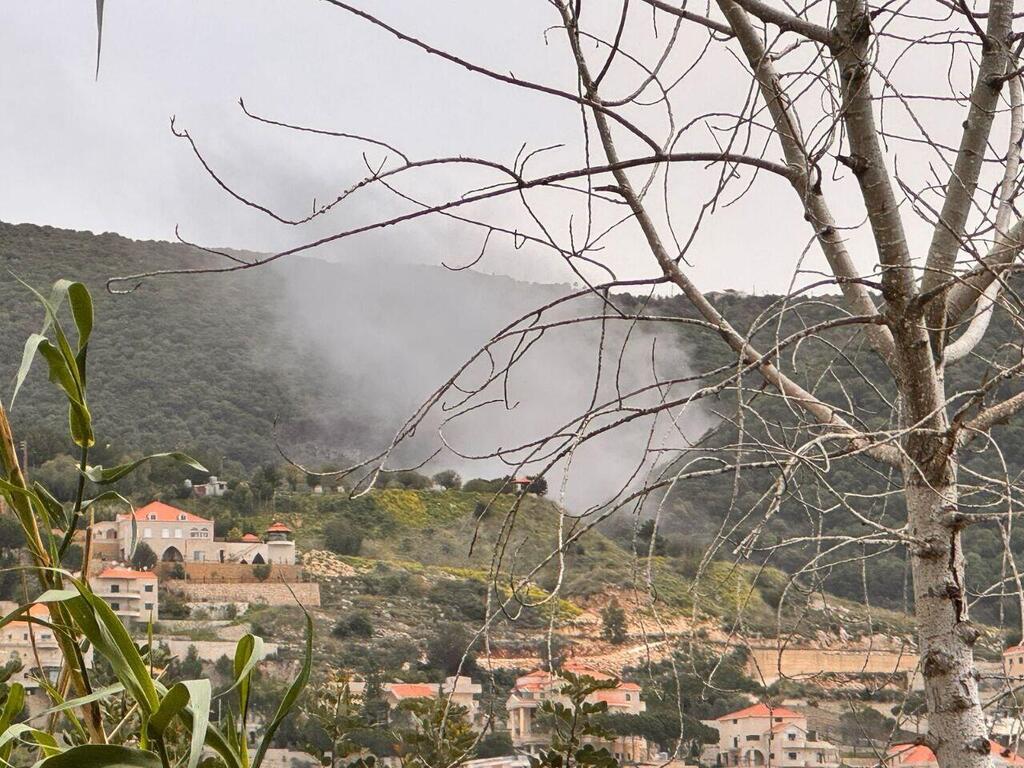 תקיפה בלבנון כתגובה על השיגורים לצפון