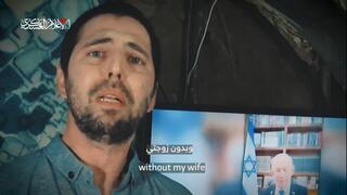 החטוף אלקנה בוחבוט בסרטון משבי חמאס