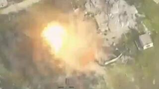 תיעוד תקיפת  צה"ל של עמדה לשיגור פצמ”רים בחאן יונס בעזה