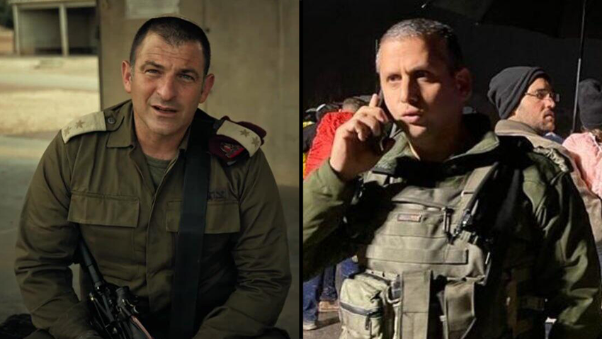 אלוף משנה רועי צוויג מפקד החטיבה המרחבית שומרון, אל"מ אפרים אבני