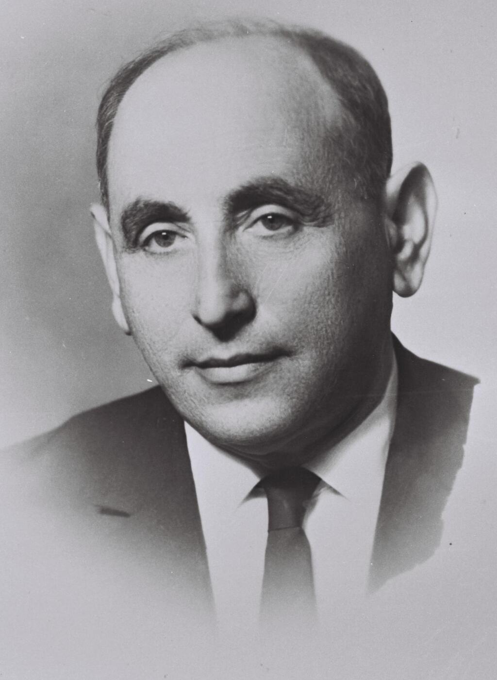 The Shin Bet's first director, Isser Harel, Nov. 30, 1969 