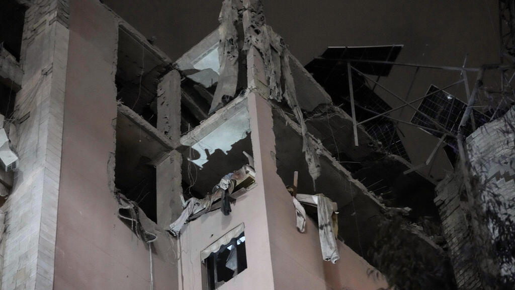 Aftermath of an IDF strike on Beirut's Dahieh 