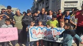 הפגנות בבית לאהיה שבעזה