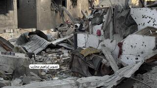 תיעוד מההרס אחרי תקיפות צה"ל בחאן יונס