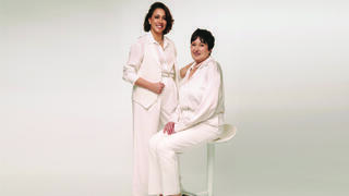 מימין: אוקסנה קשיש ושרית כהן אלמקיס