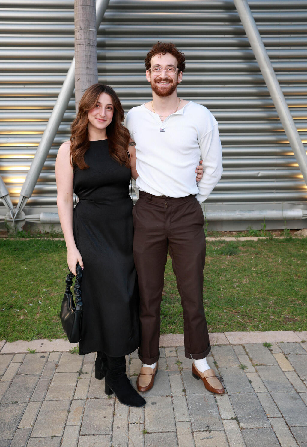 "התחספסתי, אבל עור של פיל אין לאף אחד". סער, עם בן הזוג יותם רבינו (צילום: ענת מוסברג) טקס פרסי הטלוויזיה 2025