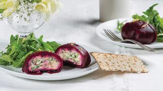 קציצות דגים בעטיפת סלק