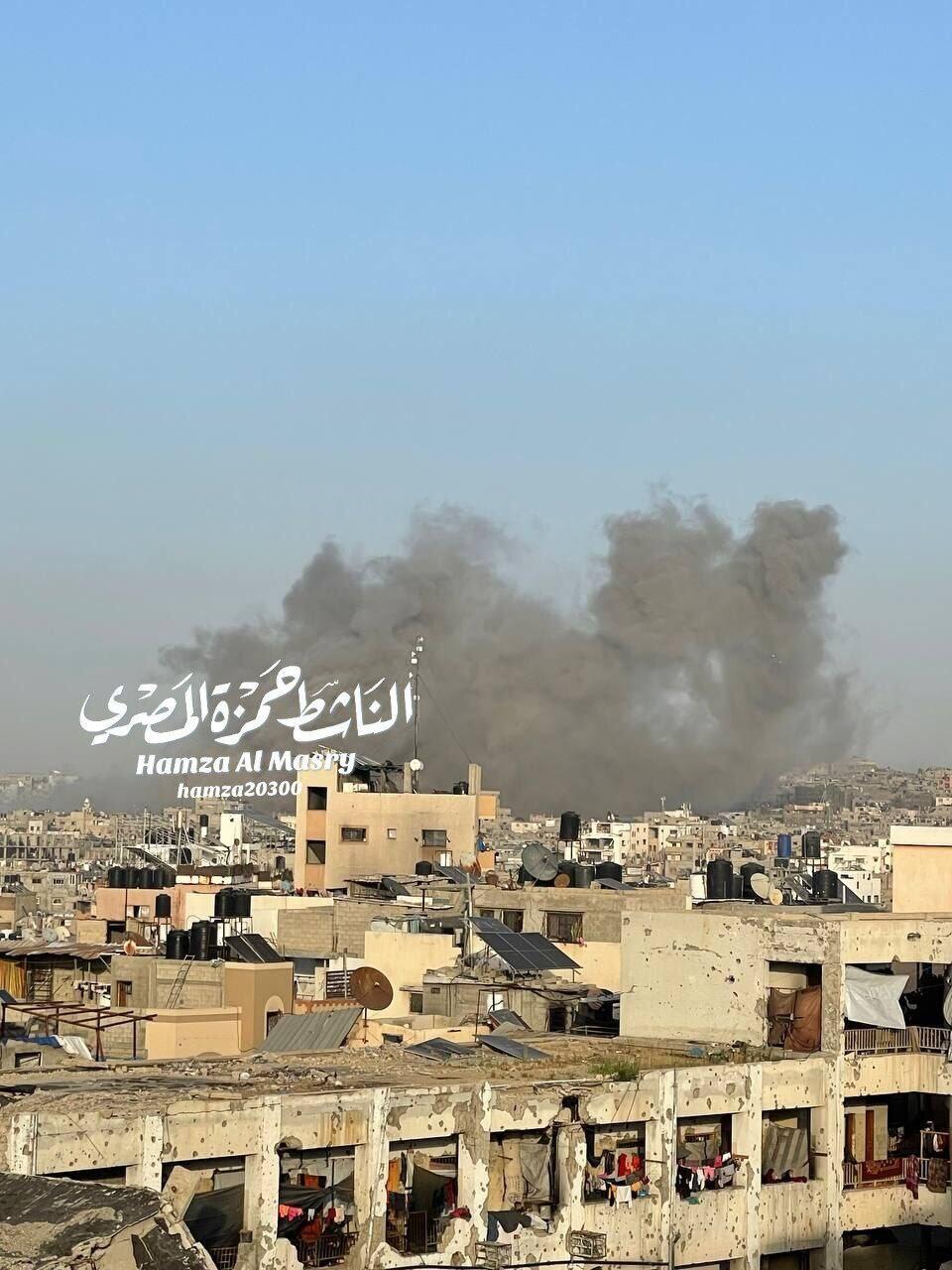 תקיפה אווירית בשכונת תופאח