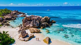 חוף אנס סורס ד'ארז'אן (Anse Source d'Argent), אי לה דיג, סיישל