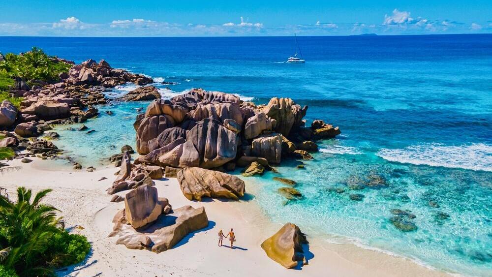 חוף אנס סורס ד'ארז'אן (Anse Source d'Argent), אי לה דיג, סיישל