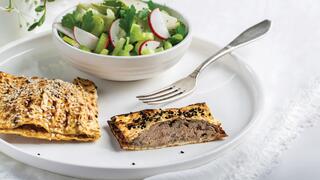 בורקס מצה עם כבד קצוץ