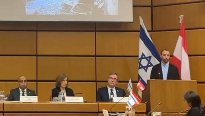  טל שוהם בעדות מצמררת אודות תקופת השבי באירוע פומבי באו"ם בוינה