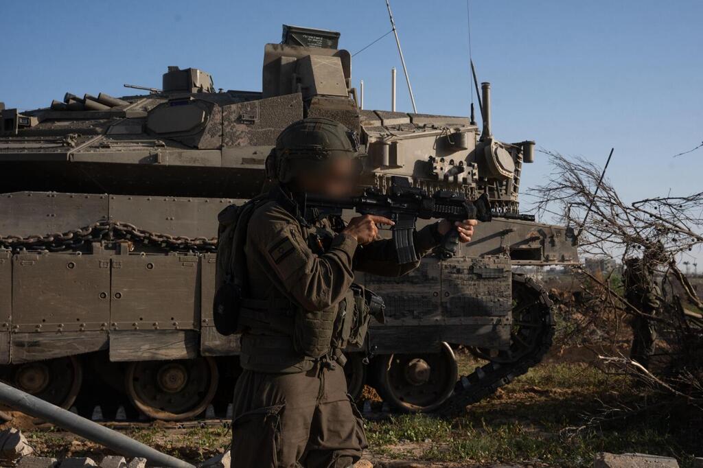 תיעוד מפעילות כוחות אוגדה 36 במסדרון מורג ברצועת עזה
