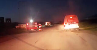 צילום של אחד הפרמדיקים שנהרג ברפיח, שבו נראים אותות חירום - בניגוד לגרסת צה"ל