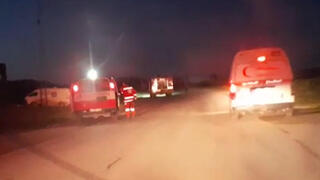 צילום של אחד הפרמדיקים שנהרג ברפיח, שבו נראים אותות חירום - בניגוד לגרסת צה"ל