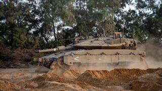 תיעוד מפעילות כוחות אוגדה 36 במסדרון מורג ברצועת עזה