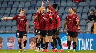 שחקני הפועל ירושלים חוגגים