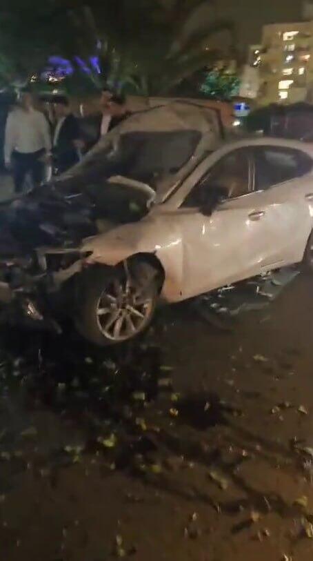 נפילת רסיסים באשקלון