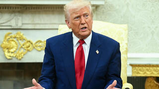 ראש הממשלה בנימין נתניהו ונשיא ארה"ב דונלד טראמפ בחדר הסגול