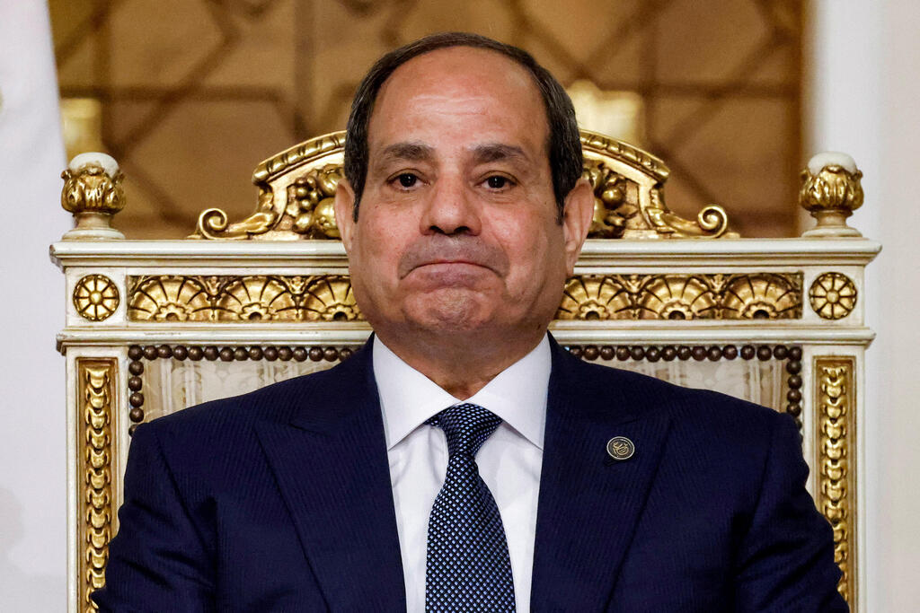 Egyptian President Abdel Fattah el-Sisi (Photo: Ludovic Marin/Pool via REUTERS) נשיא מצרים עבד אל פתאח א סיסי