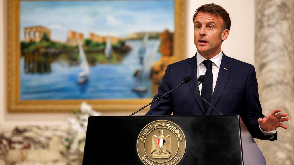 נשיא צרפת עמנואל מקרון