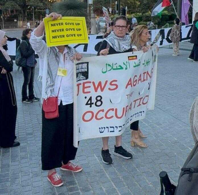 מפגינים פרו פלסטיניים
