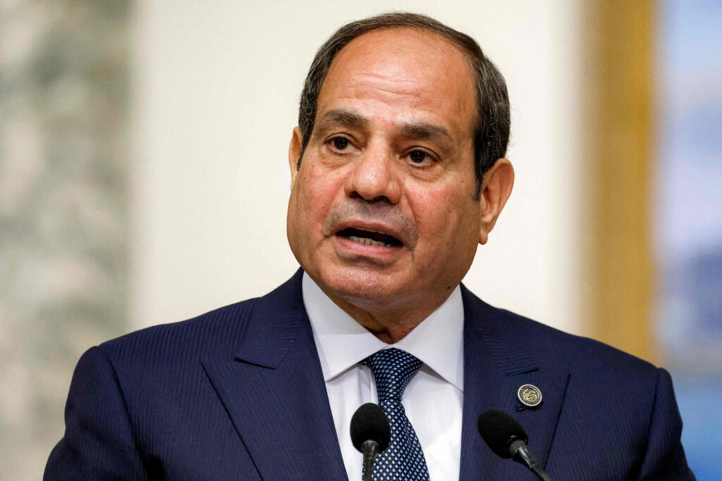 Egyptian President Abdel Fattah al-Sisi (Photo: Ludovic MARIN / POOL / AFP) נשיא מצרים עבד אל פתאח א סיסי
