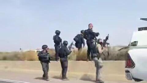 תיעוד מהמרדף והמעצרים של השב"חים בכביש 6