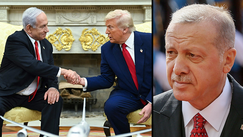 רג'פ טראיפ ארדואן בנימין נתניהו דונלד טראמפ 