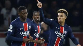 שחקני פאריס סן ז'רמן חוגגים