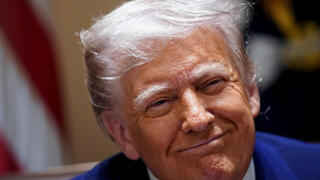 נשיא ארה"ב דונלד טראמפ בישיבת קבינט בבית הלבן