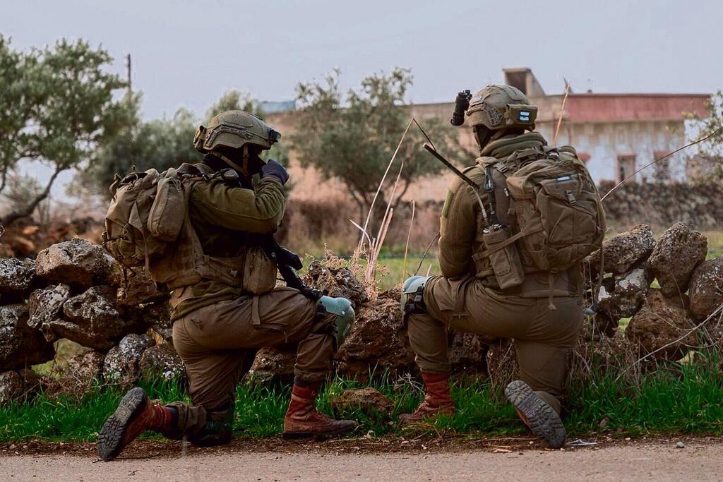 לוחמי צה"ל במרחב החיץ בסוריה