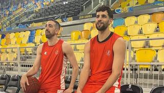 בר טימור ותומר גינת האימון הפועל ת"א