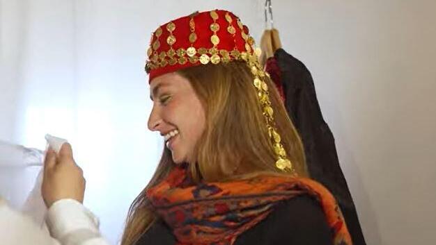 Shosh Bedrosian dresses up like a Bedouin