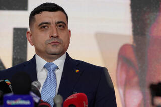 Romanian far right AUR leader George Simion 