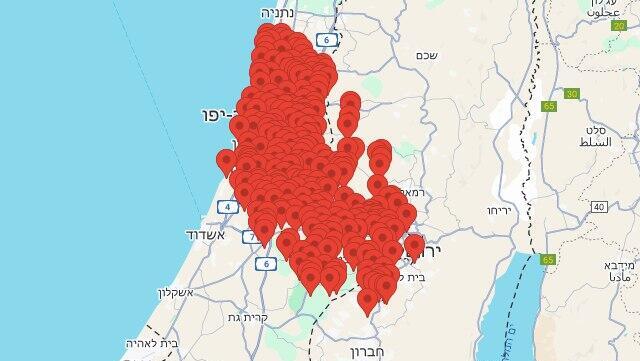 מפת צבע אדום