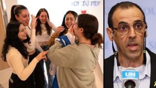 אלי שרעבי שורד השבי נואם באו"ם