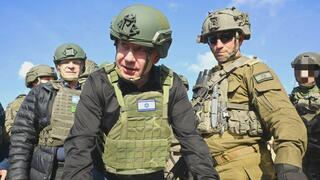 ראש הממשלה נתניהו בצפון רצועת עזה