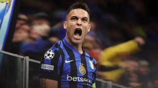 לאוטרו מרטינס שואג. אינטר בחצי הגמר