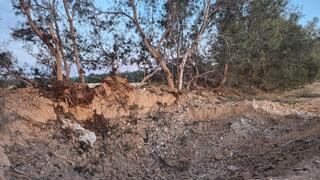 מטוס קרב הפיל בשוגג פצצה בעוטף עזה