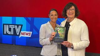 ILTV News Podcast host Maayan Hoffman (left) with Jerusalem educator Yiscah Smith