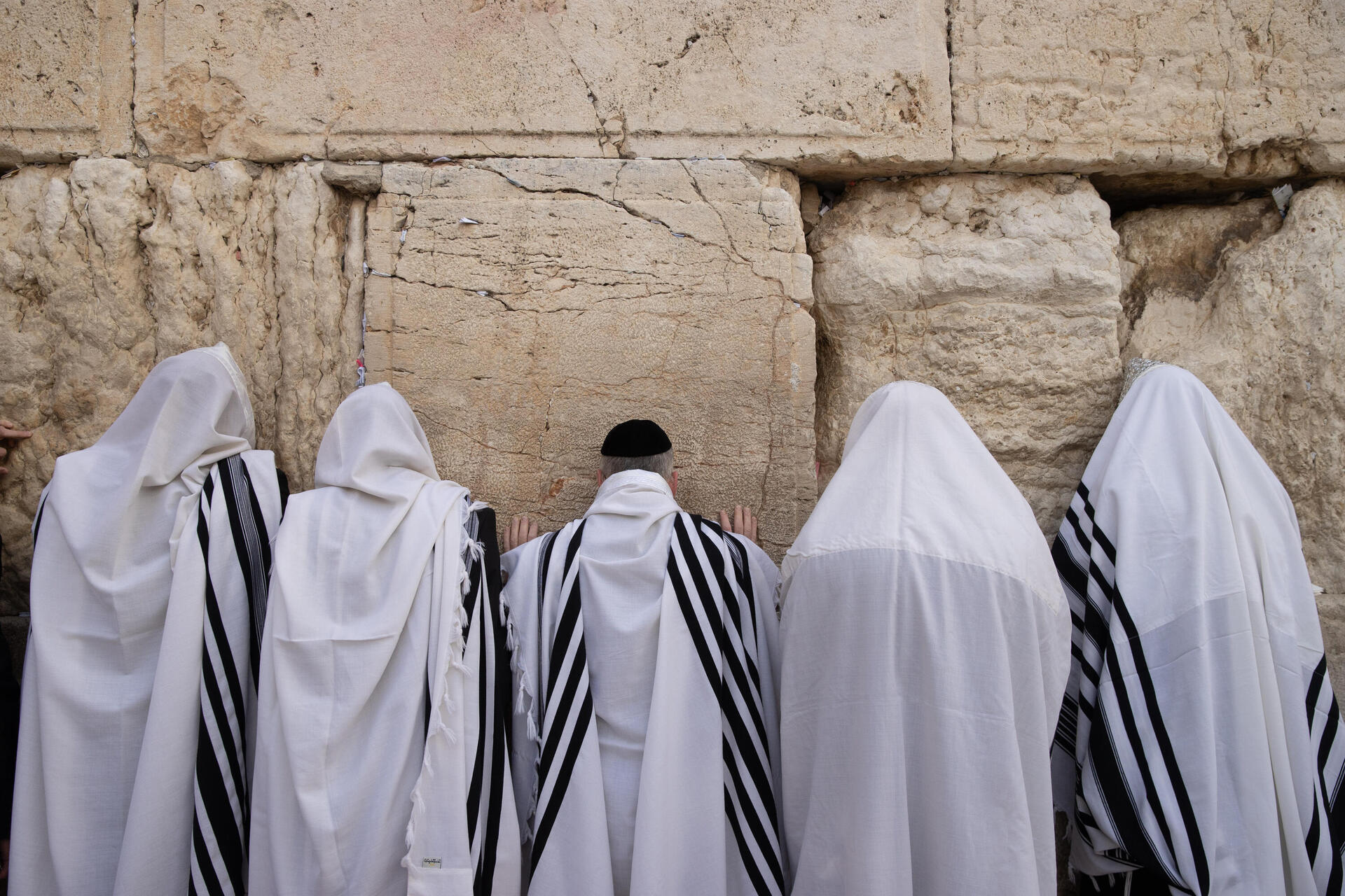 ברכת כהנים בכותל המערבי, חול המועד פסח 