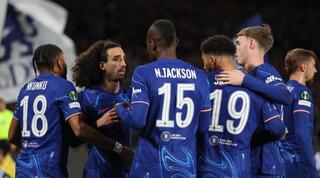 שחקני צ'לסי חוגגים